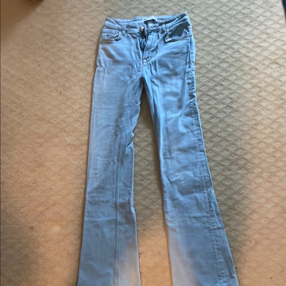 Zara Sky Blue Denim Jeans